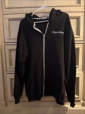 Black Zip-Up Hoodie Sweater